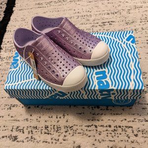 NWT Sparkly Purple Natives Size J1